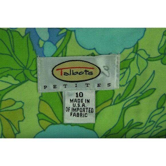 Vintage Talbots Women's Floral Sleeveless Dress with Pockets Classic Summer Casu - Picture 6 of 7